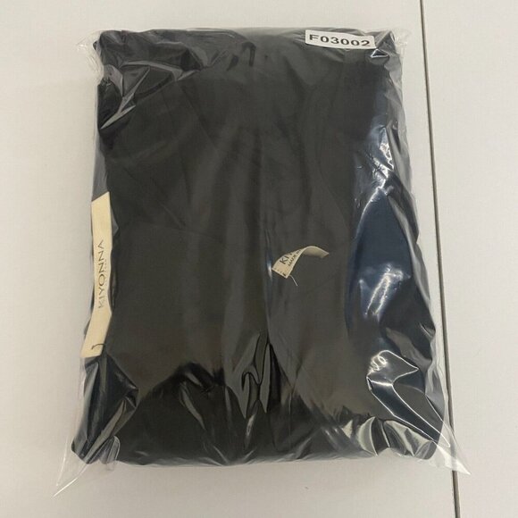 Kiyonna Black Cold Shoulder Jumpsuit Size 4X V Neck Wide Leg Stretch - Picture 12 of 12